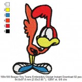 100x100 Beeper Tiny Toons Embroidery Design Instant Download 02